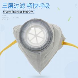 宠物口罩狗出行用品防PM2.5狗口罩新款防护狗嘴套厂家直销防雾霾  一