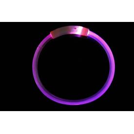 LED宠物发光项圈USB充电颈圈泰迪夜光脖套中小大型犬狗狗猫咪用品