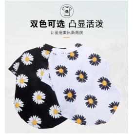 小雏菊宠物两脚衣服2020年流行款式黑白2色涤纶宠物狗衣服