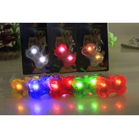 狗骨头吊坠狗牌LED发光吊坠宠物用品防丢用品挺好品牌