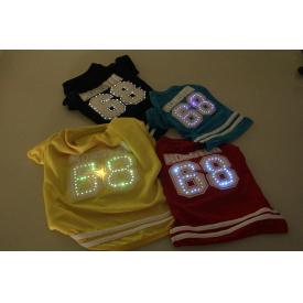 新品LED发光宠物衣服 发光狗衣服 4个颜色5个规格 外贸出口品质