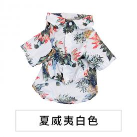 夏季夏威夷印花宠物衬衫狗衣服浪漫舒适恭喜你找到工厂了