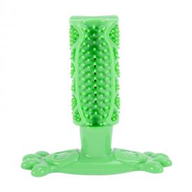 狗狗磨牙棒塑胶狗牙刷耐咬玩具可挤营养膏诱导宠物用品亚马逊爆款