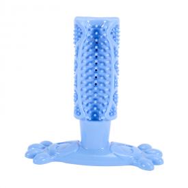 狗狗磨牙棒塑胶狗牙刷耐咬玩具可挤营养膏诱导宠物用品亚马逊爆款