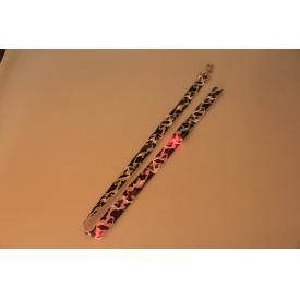 豹纹宠物牵引用品 发光LED狗绳子牵引带牵引绳闪光狗拉带 挺好