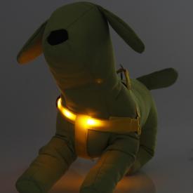 LED双面灯带发光胸背带 适合大中小型犬 携带方便安全 现货供应